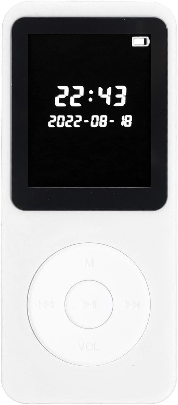 Zopsc MP3 1.77in 5.0 MP3 Player, LCD Screen Portable Music Player Built in Speaker, Bluetooth HiFi Player with FM Radio