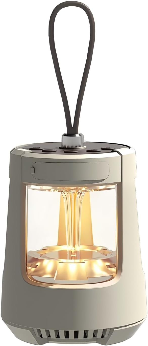 Fyruzella Speaker360 IPX5 Outdoor Bluetooth Speaker with Camping Lantern, TF Card RGB Lights, Waterproof, Applicable