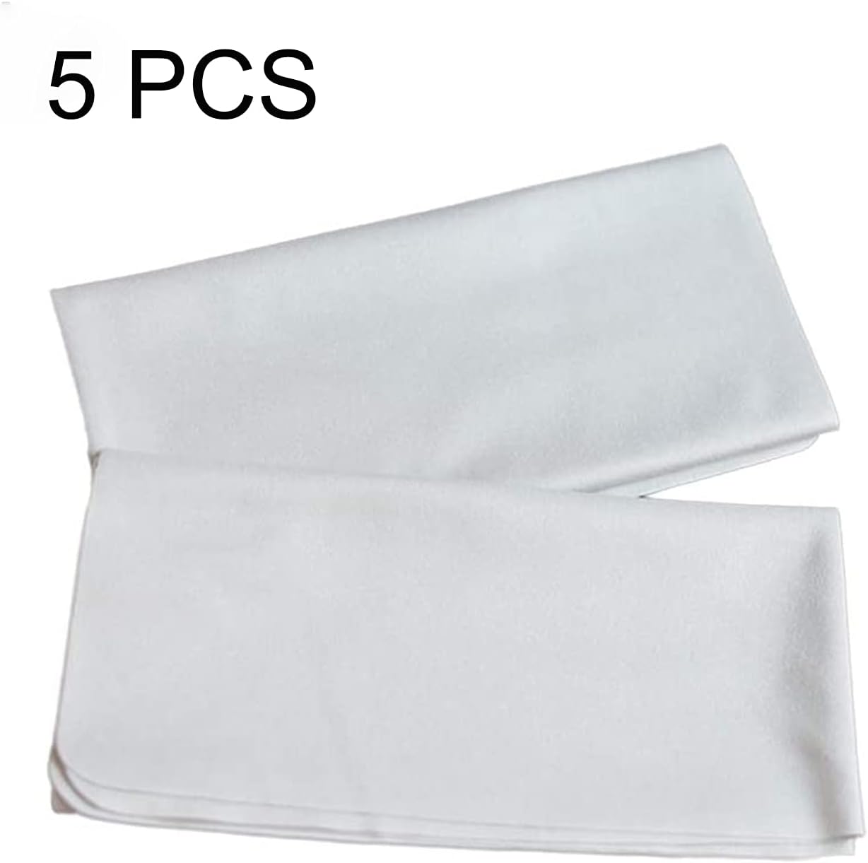 Lucausd 15''x15'' 5 Pack Record Cleaning Cloth, Big Size Anti-Static Microfiber Lint Free Cleaner for LP Vinyl Record
