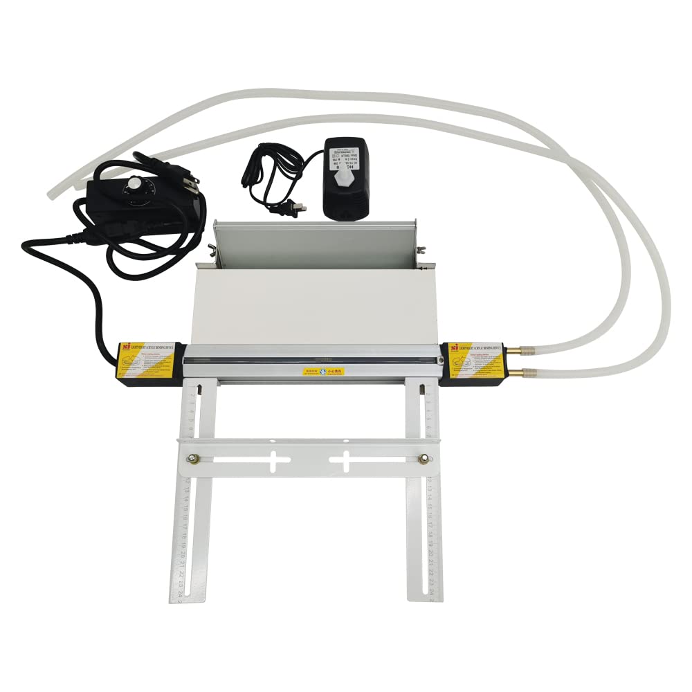 PreAsion 110V Acrylic Plastic Heat Bending Machine 24inch/60cm with Bracket Angle Adjustment PVC Bender