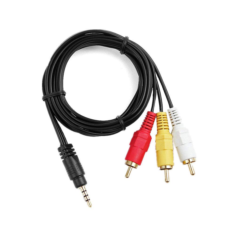 MaxLLTo 5ft K2KC4CB00002 Long AV Audio Video RCA TV Cable Cord Lead Wire for Panasonic Camcorder