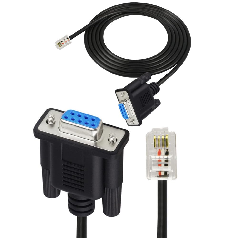 KEIYANA DB9s RS232 RJ9 4P4C 93920 to for GEMNEX Hand Controller Firmware Upgrading PC Asiair Guide Cable