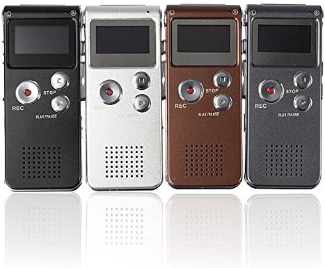 Unknown 8GB 650HR MP3 Set) Voice Recorder Player - Usb Voice Recorder - Steel Rechargeable Digital Audio Voice Recorder