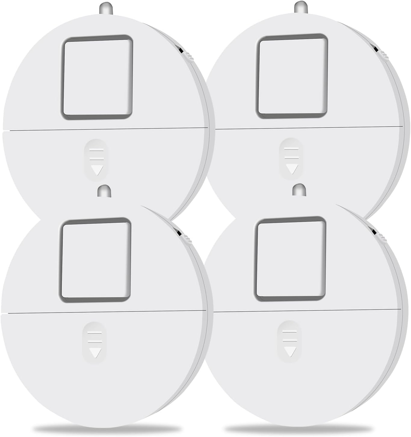 EVA LOGIK 4-Pack 120dB Window Alarm System - Ultra-Loud Alarms with Advanced Vibration Sensors - Window Security Alarms