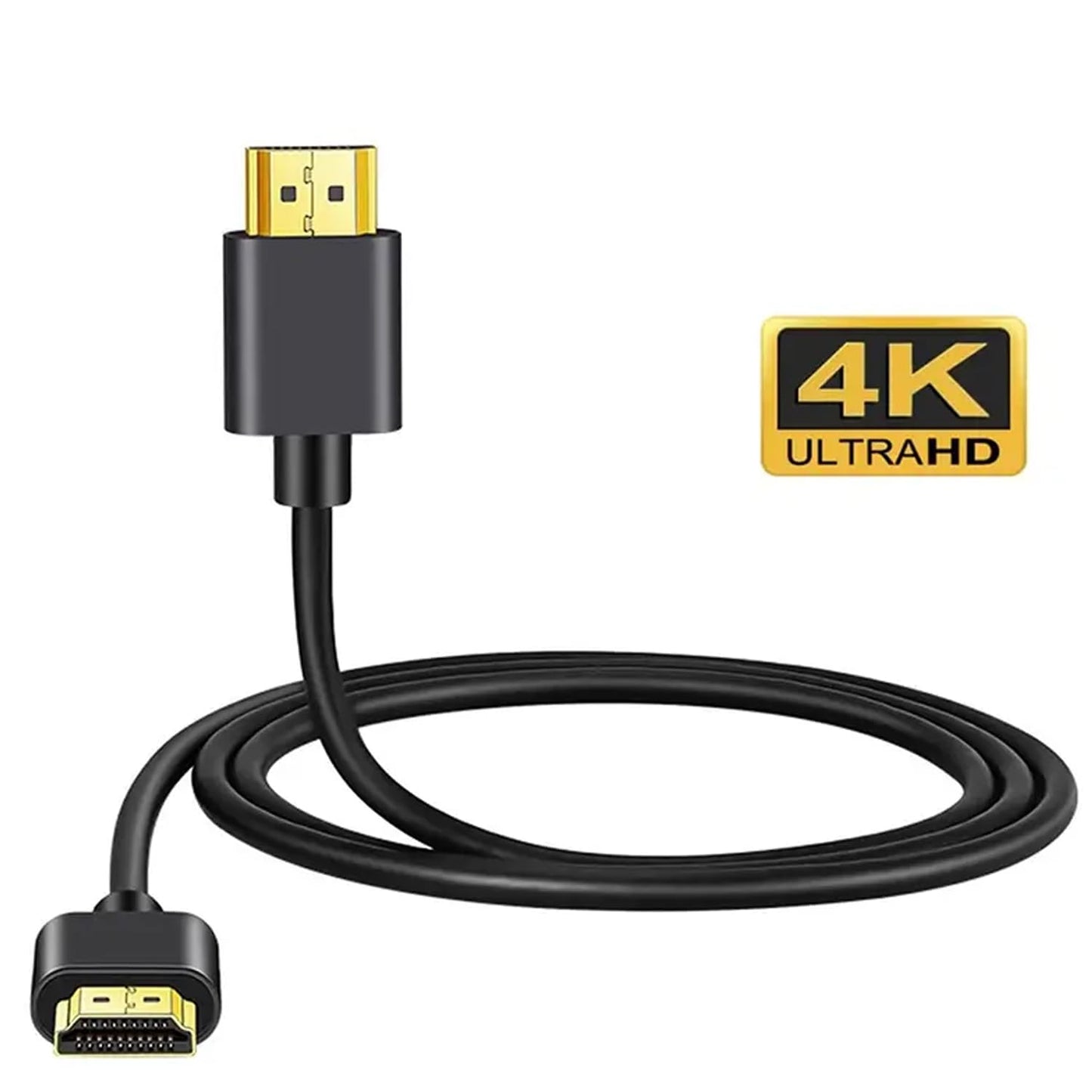 Generic 4K 2.0 3.3ft (1m), 18Gbps, 60Hz, 2160p, High-Speed HDMI Cable UHD Deep Color, Male-to-Male, Ethernet & ARC