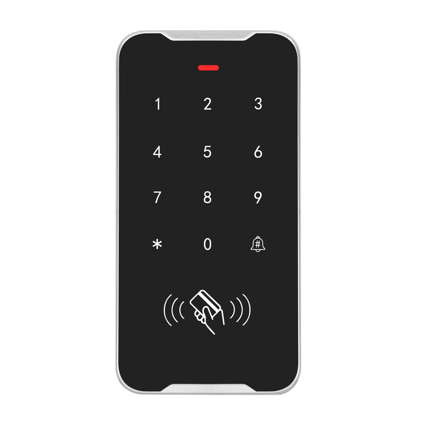 Door Access Control System Kit Set with 1200lbs Electric Magnetic Lock, RFID Keypad, Remotes,DC12V/5A Power Supply, Push to Exit Button, RFID EM ID Card (C60-1200LBS Access Control System Kits)