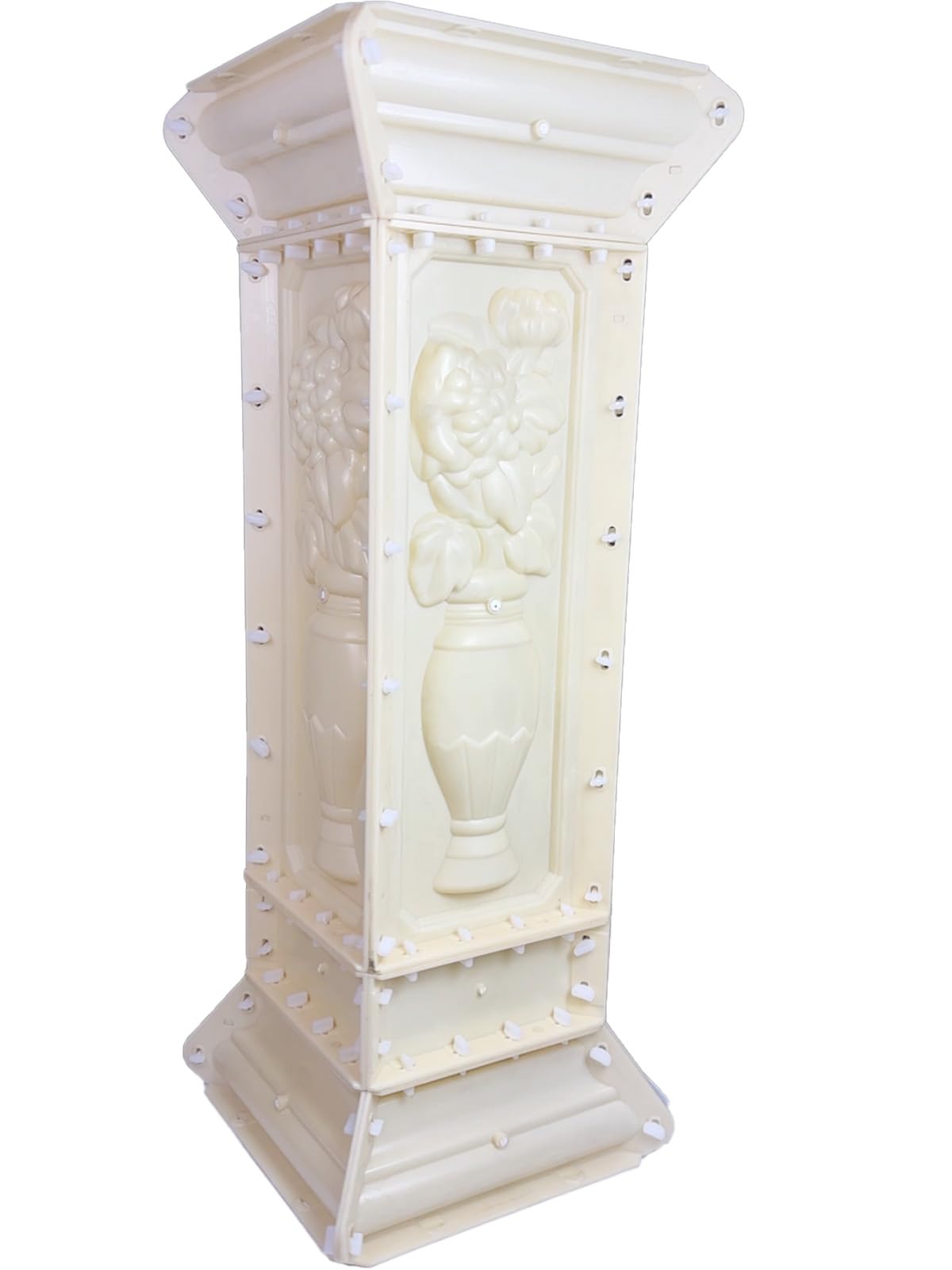 EAIVENY Concrete Balcony Divider Mold, Heavy-Duty ABS Balcony Construction, Reinforced Formwork Mould (102 CM)