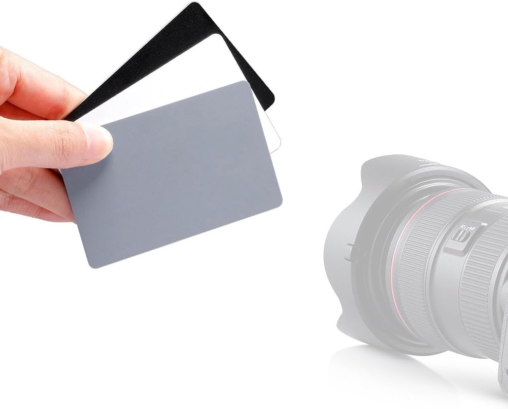 Macolink 18% (3.35" 2.2") White Balance Grey Cards Gray Cards Custom Color Calibration DSLR/SLR/Evil Camera Checker