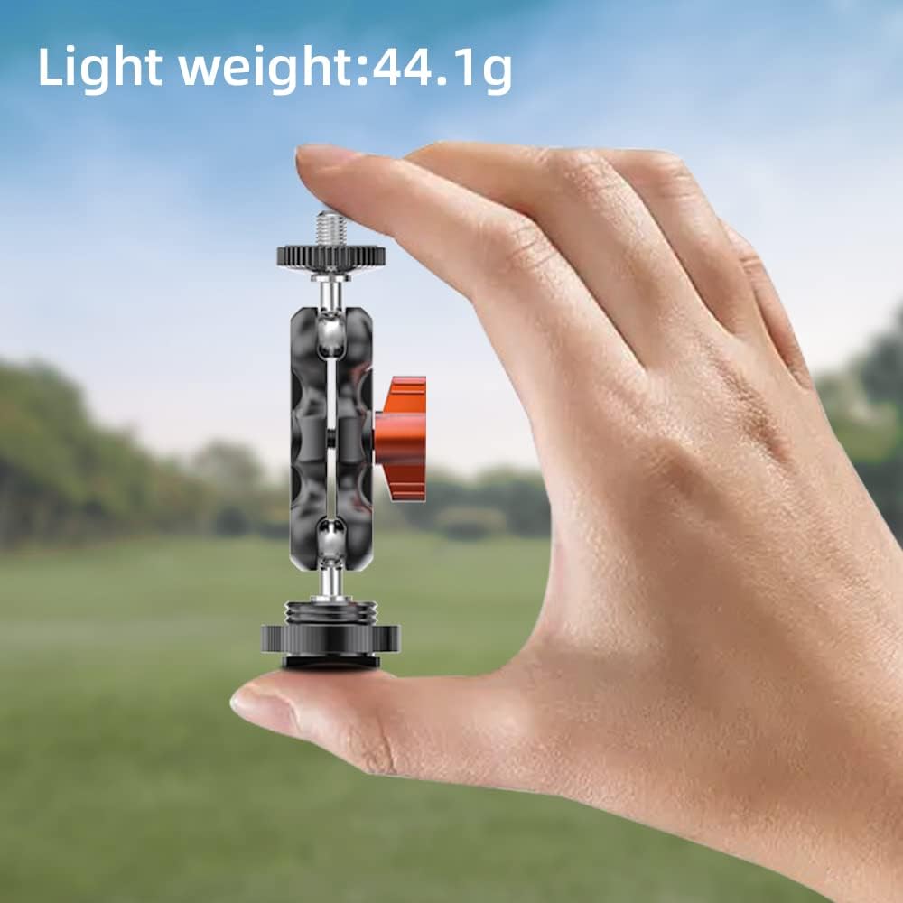 SOH Mingying 2 17/16/15, SOH Hot/Cold Shoe Phone Mount Holder, Universal Ball Head Smartphone Mount Adapter, Cold Shoe