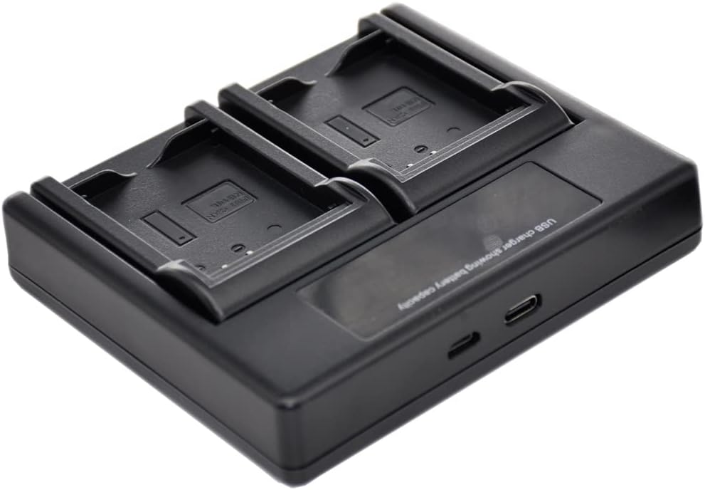 BTBAI DB-40 DB-43 NP-60 uds2 Battery Charger USB Dual for Digital Camera Video Camcorder