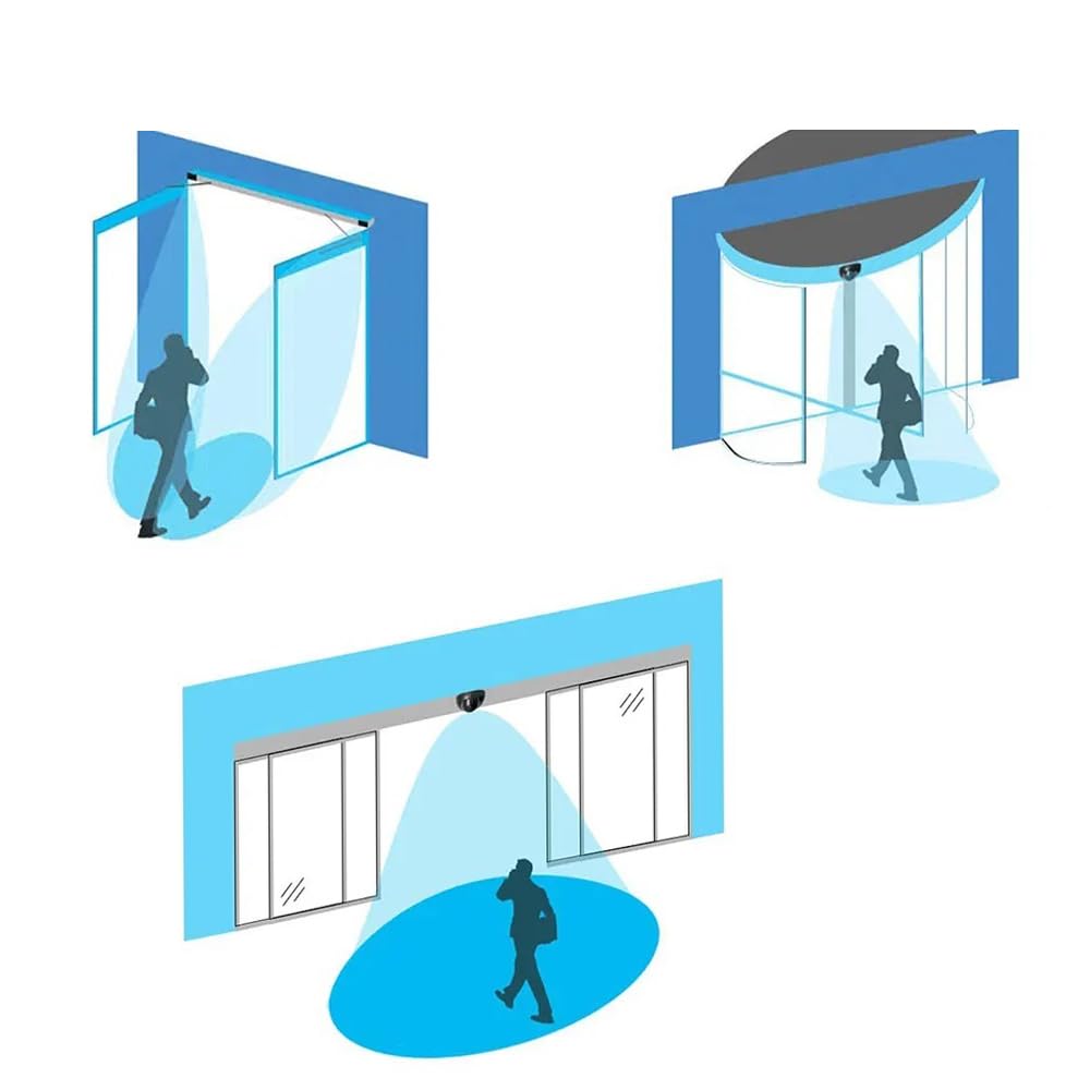 MENGQI-CONTROL Request to Exit PIR Motion Sensor Exit Infrared Detector for Exit for Automatic Opening Door Access Control