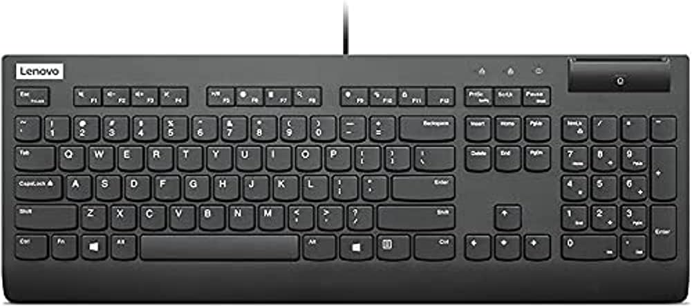Lenovo Smartcard Wired Keyboard II - US English Layout, Compact Design