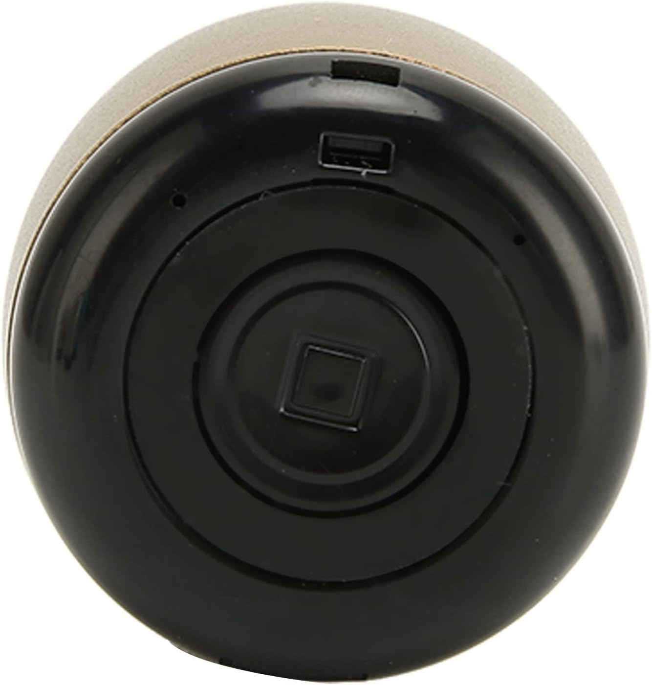 Zopsc 5.0, Mini Speaker, Portable BT Heavy Subwoofer, USB Rechargeable, Gold, for Travel, Dorm, Kitchen