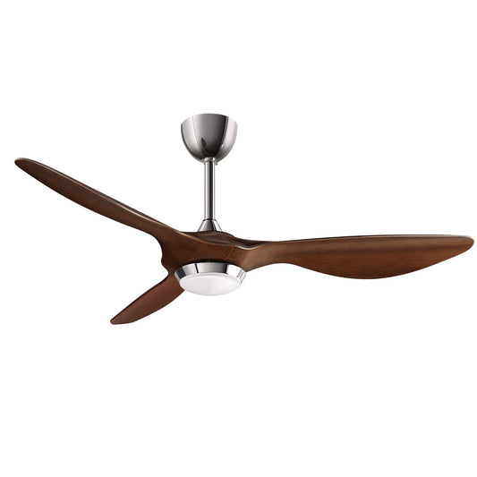 reiga 52 Inch ETL Listed High CFM Quiet DC Motor Smart Ceiling Fans with Lights Remote Control, Indoor 3 Blade Modern Ceiling Fan for Living Room Bedroom