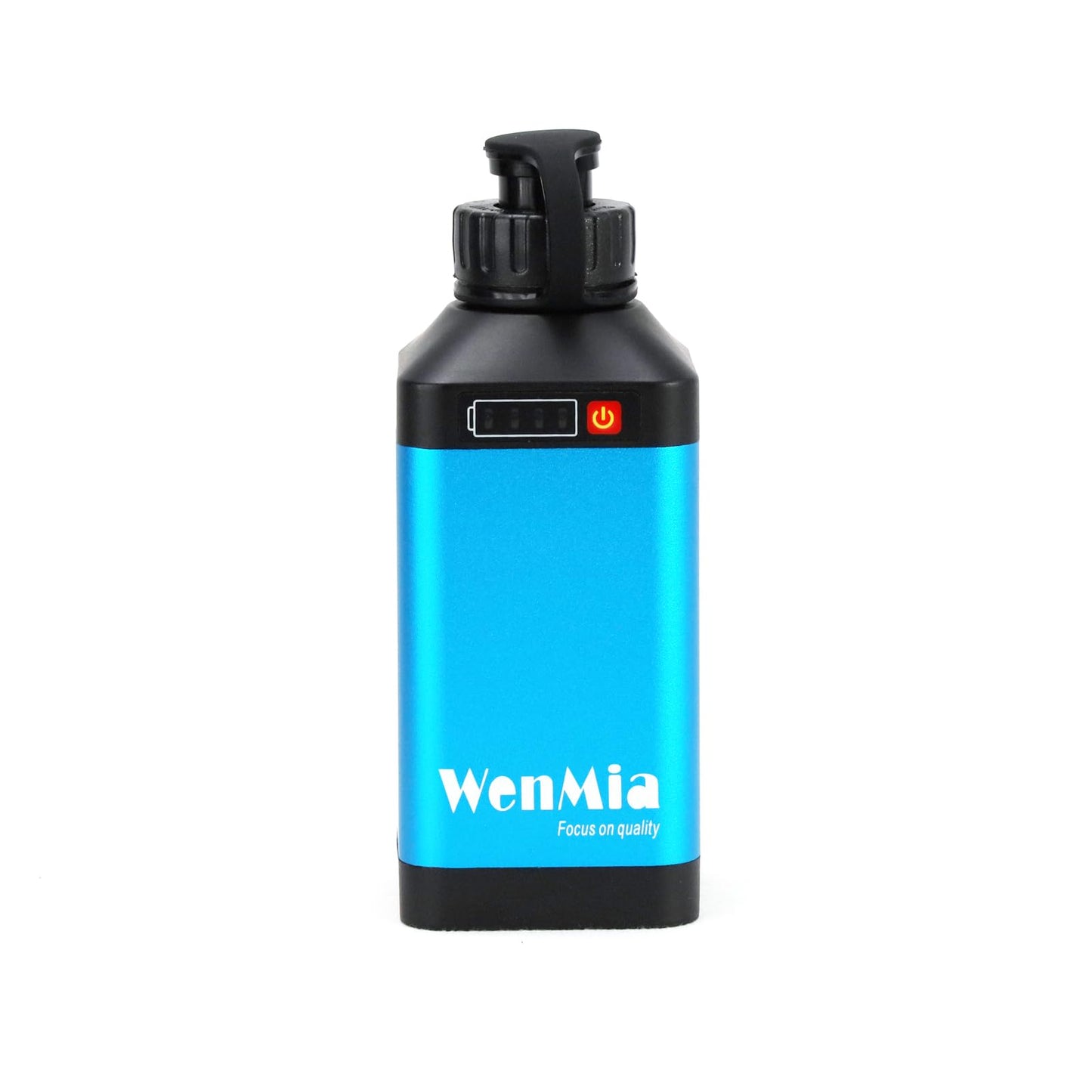 WenMia 14.8V Super Mini Electric Fishing Reel Battery IP68 Waterproof Aerospace Aluminum Body Compatible for Daiwa and Portable Design (New5000mAh-Blue)