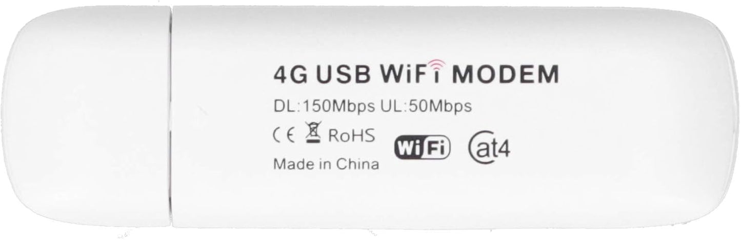 Sanpyl 150mbps 4G 10 7/8/10, USB Adapter, LTE TDD FDD GSM Mini Router with LED Indicated, Modem Dongle with SIM Card