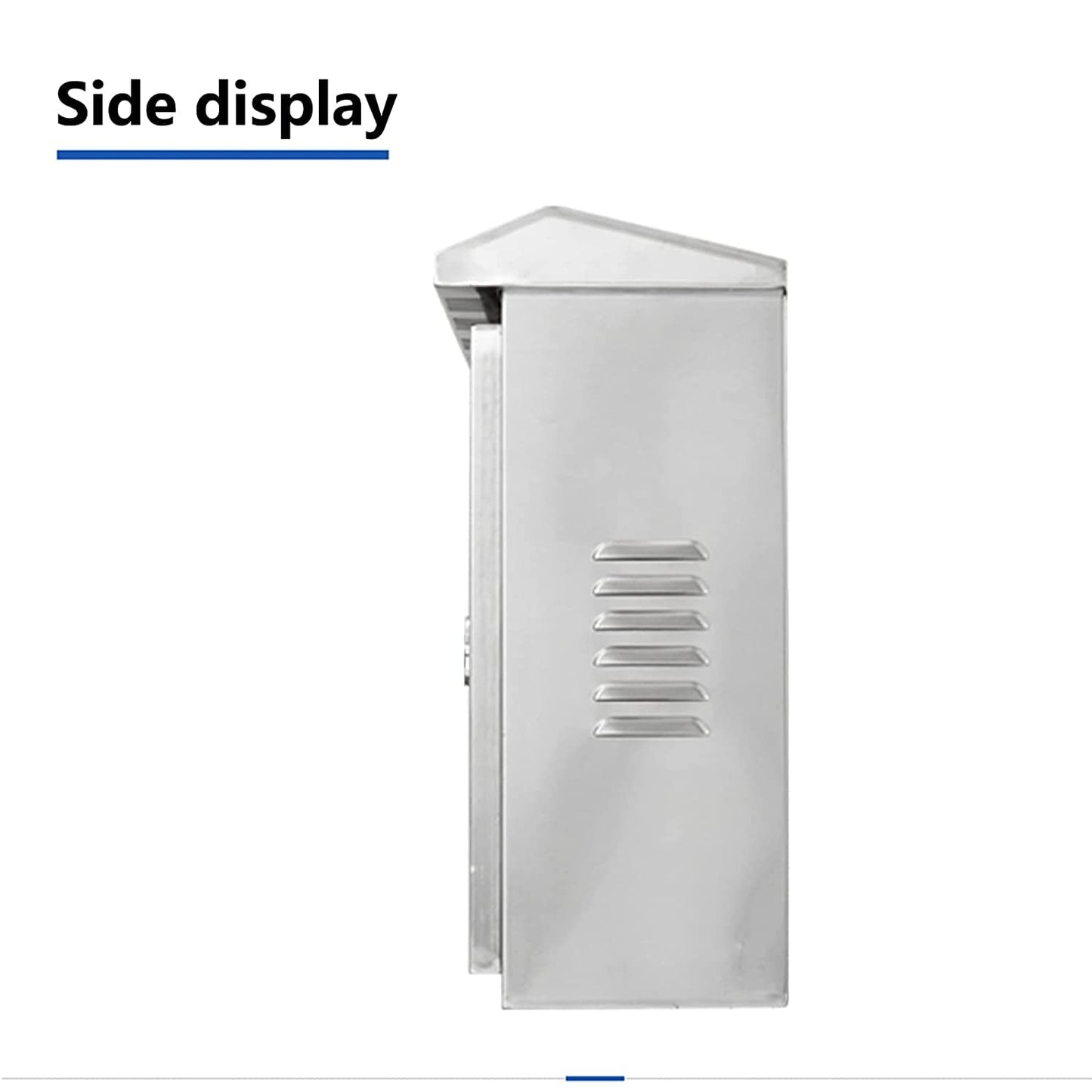 GERSIK Outdoor Stainless Steel Electrical Box Enclosure, IP65 Waterproof Junction Box, Weatherproof Nema Enclosure Box, Wall-Mounted Project Boxes for Electronics 31.5" H x 23.6" W x 7.87" D