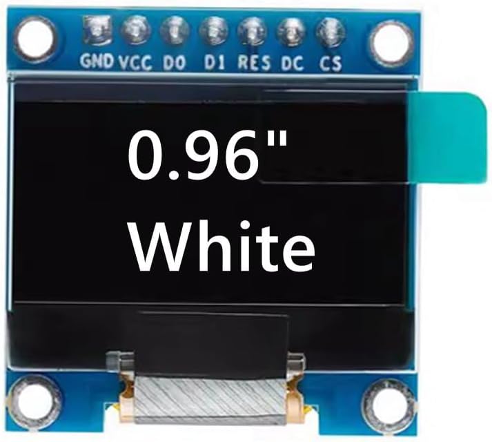 RAKSTORE 0.96 Inch 0.96" 128X64 I2C 12864 (7Pin) OLED Screen Display Module IIC Serial Display Module