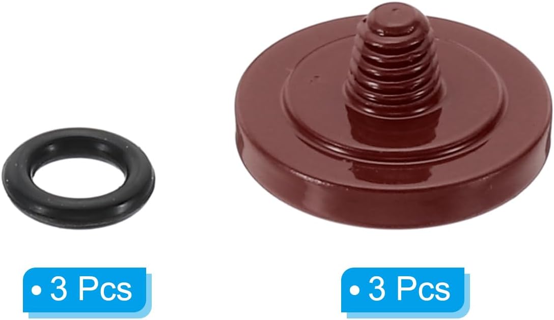 3 Pack PATIKIL Camera Shutter Button, Soft Shutter Release Button Pure Copper Camera Button Concave Suitable for Nikon