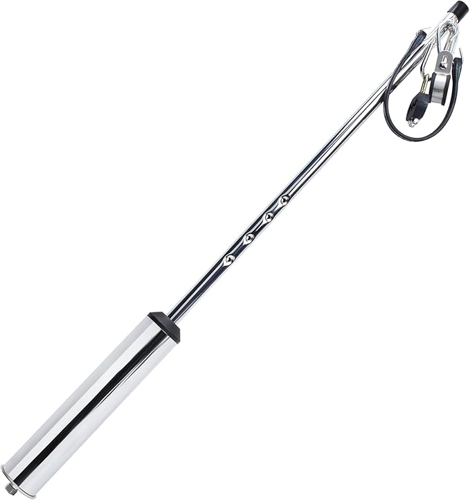 Semi Truck 40" Swivel Pogo Stick w/ 15" Rubber Bungee Cords,Pogo Stick for Air Brake Line & Electric Power Cord Holder,Heavy Duty Pogo Stick w/ 3 & 1 Hole Clamp Rubber Tarp Straps