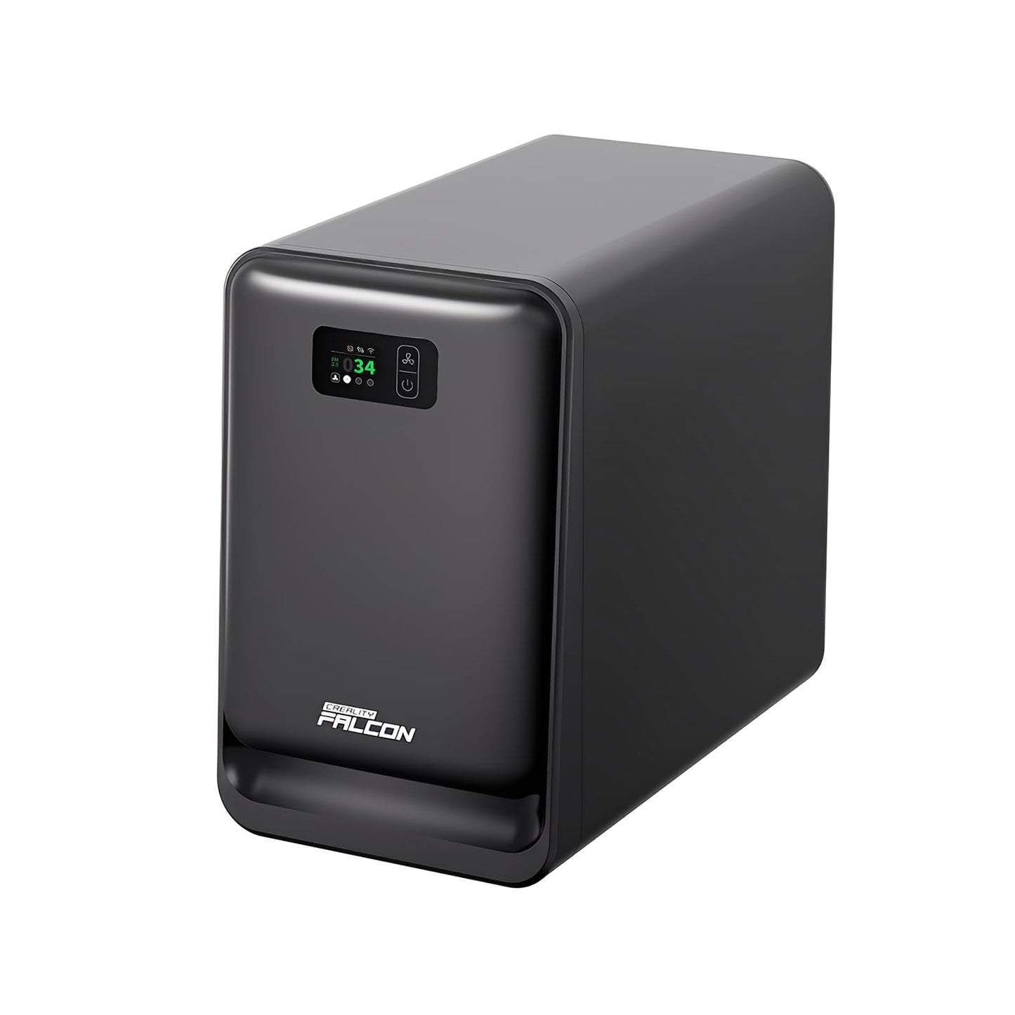 Creality Smoke Purifier Falcon AP1 for Laser Engraver, 5-Layer Filtration 360° Full-circle Purification for Dust & Odors,Display Screen and APP Control, PM2.5 Monitoring