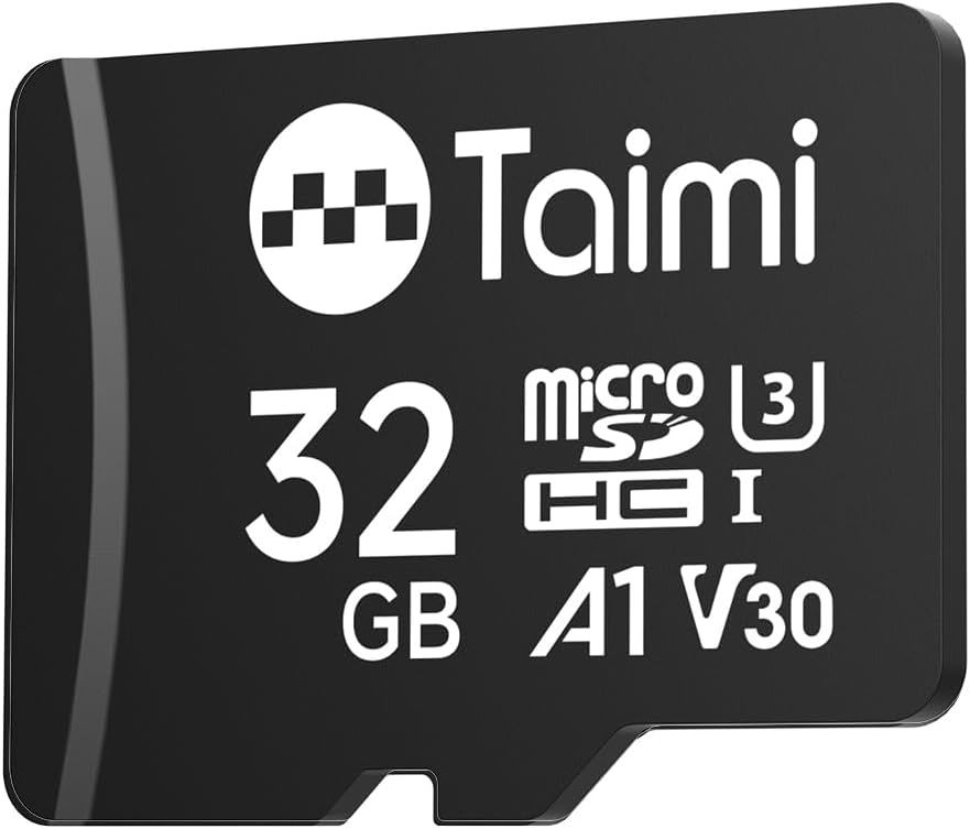 TAIMI Card,A1,U3,V30,UHS-I,Microsd 90MB/s (32GB) Micro SD Card,Tf Memory Card,Read Speed Up