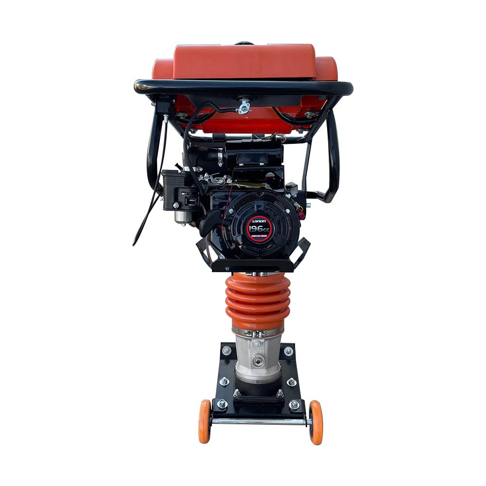 6.5 Hp Impact Jack Rammer Tamper Jumping Jack Compactor Recoil Starter with Wheels