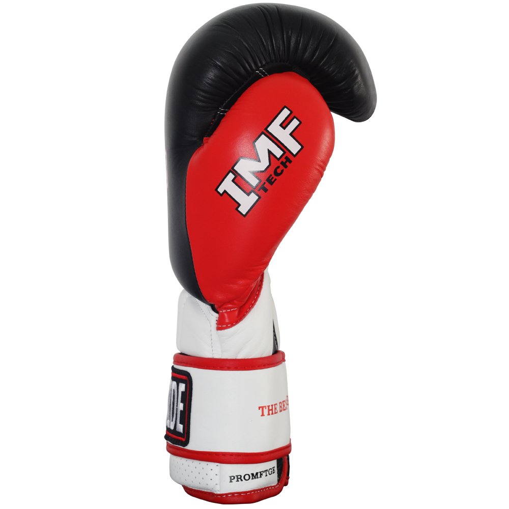 Ringside Pro Style IMF Tech Boxing Training Sparring Gloves, White, 18-Ounce