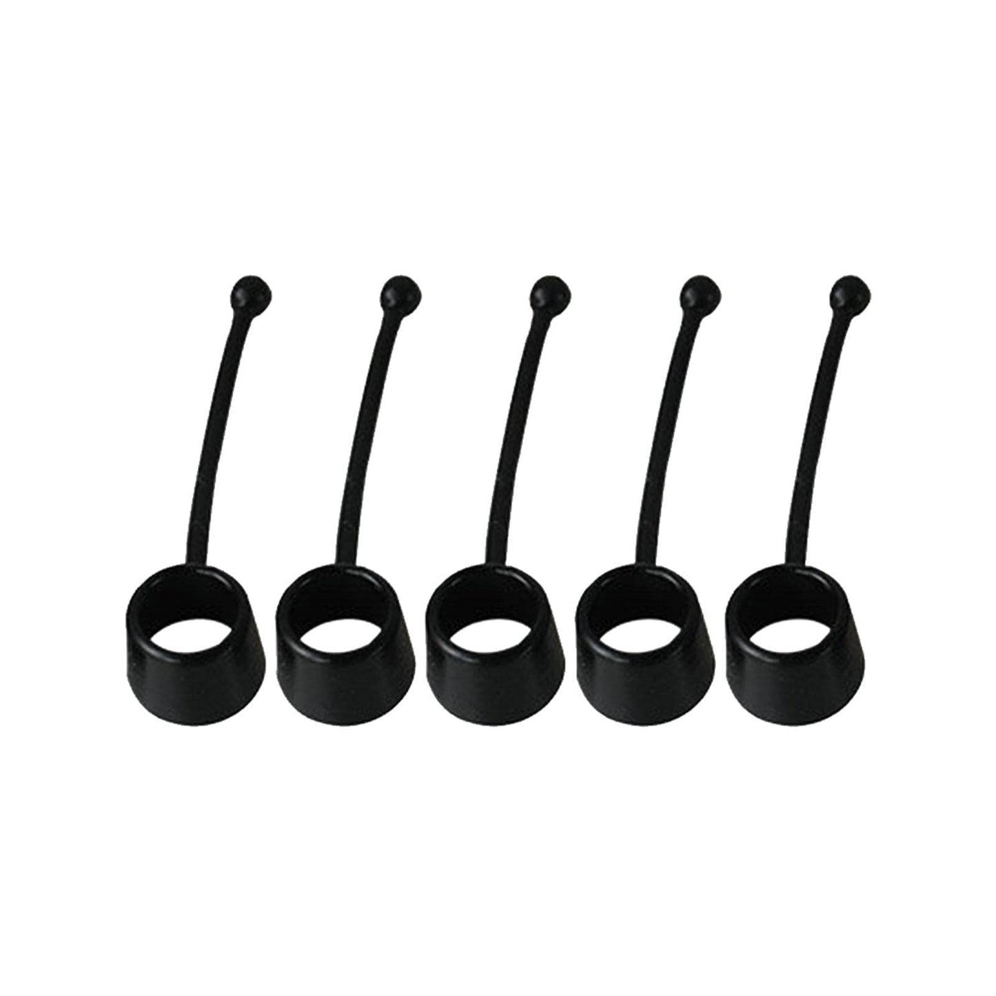 xiaoye 60 lbs Elastic Silicone Finger Exerciser, Finger and Hand Extensor Trainer Exerciser with Resistances Band Stretcher Strengthener for Wrist Hand (Only), Black