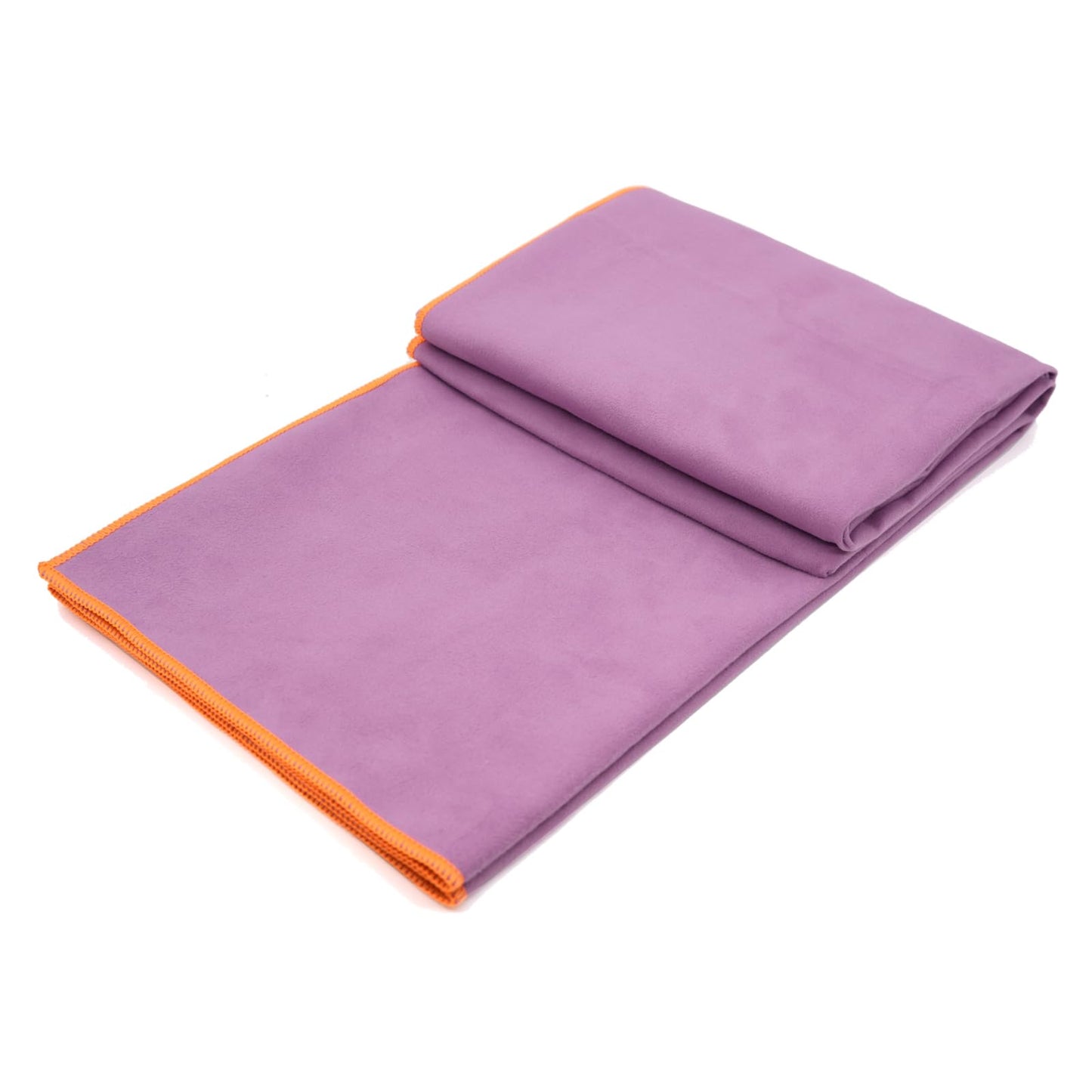 Eunzel 2 Pack Hot Yoga Towel Non-Slip Yoga Mat Towel Ultra-Absorbent Microfiber Towel for Hot Yoga, Pilates，Bikram and Workout 26.5"x 72", Blue/Pink& Purple/Orange