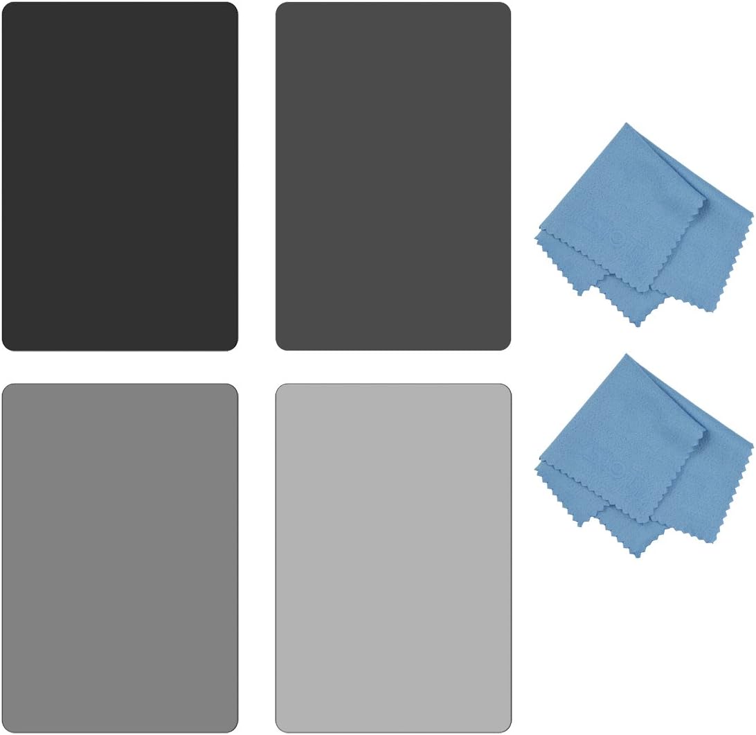 SIOTI 4X6'' (100X150mm) ND2 ND4 ND8 ND16 Square Filter Kit with & & & for Cokin Z Lee Hitech Holder (ND)