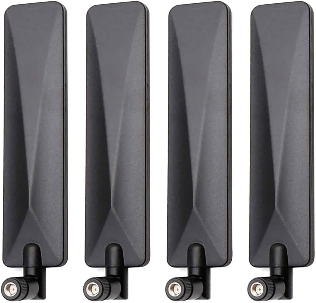 BINGFU 4G 9dBi (4-Pack) LTE Cellular Trail Camera Antenna RP-SMA Male Compatible with Spypoint Link Micro Solar EVO