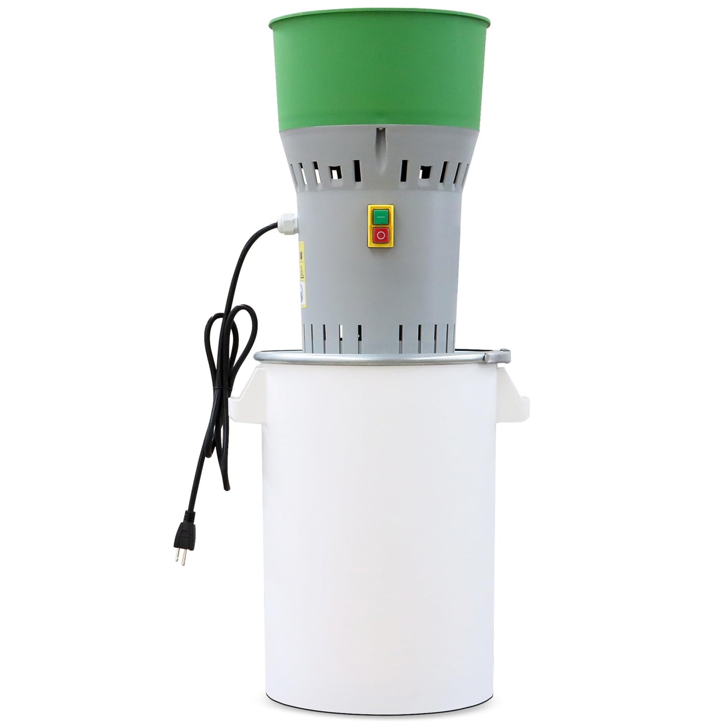 Grain Mill Grinder Agricultural Feed Grain Mill Grinder for Wheat Corn Soybean for Home Farm 6 Sizes Sieves (25L)