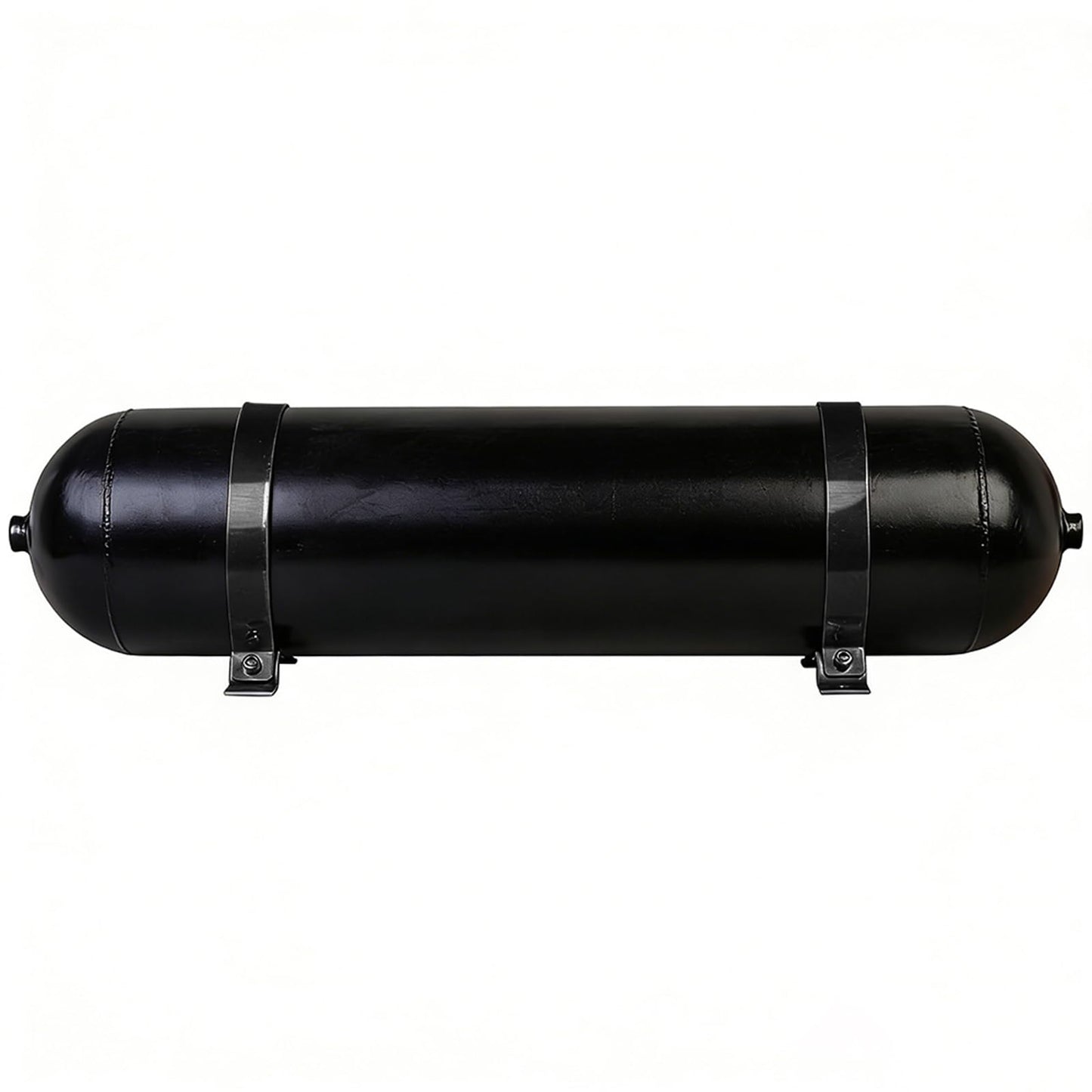ZHSYMX Air 4.2 Gallon (18 Liter) 6 Ports Seamless Aluminum Air Tank for Air Ride Suspension Car Train Truck Horn Black
