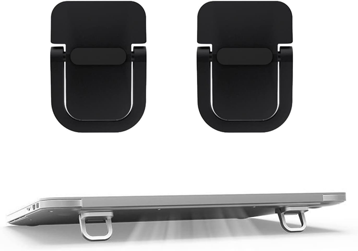 WedFeir 2pcs Keyboard Stands, Mini Laptop Stand for Desk, Portable Laptop Stand Compatible with MacBook Air Pro, Dell