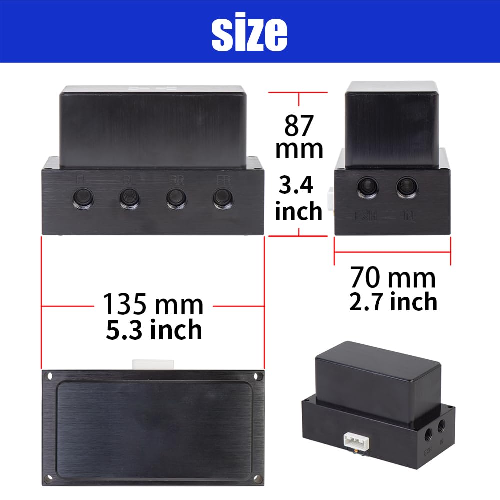Air Management Top Grade Air Suspension System Electronic Controll System/pneumatic/airlift 5 Memory MP-DV8A12001