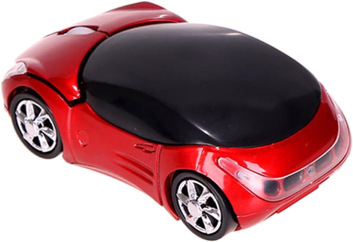 Generic 2.4GHz 1200DPI Car Shaped Wireless Mouse, Cordless Mouse with USB Receiver, Portable Mini Mouses, Car Mouses