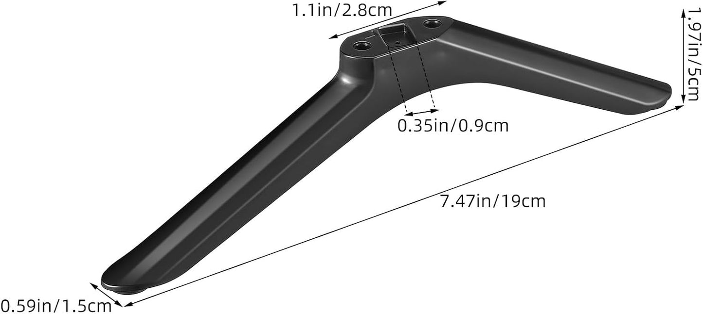 32 Inch BESPORTBLE Universal Tv Stand Legs Replacement with Screws, Tabletop Tv Base Pedestal Feet, Monitors