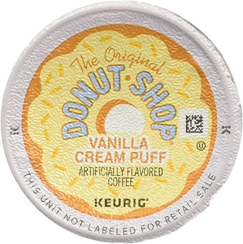 Keurig Green Mountain Donut Shop Coffee - Medium Roast with Vanilla Puff | 12 Count Pods