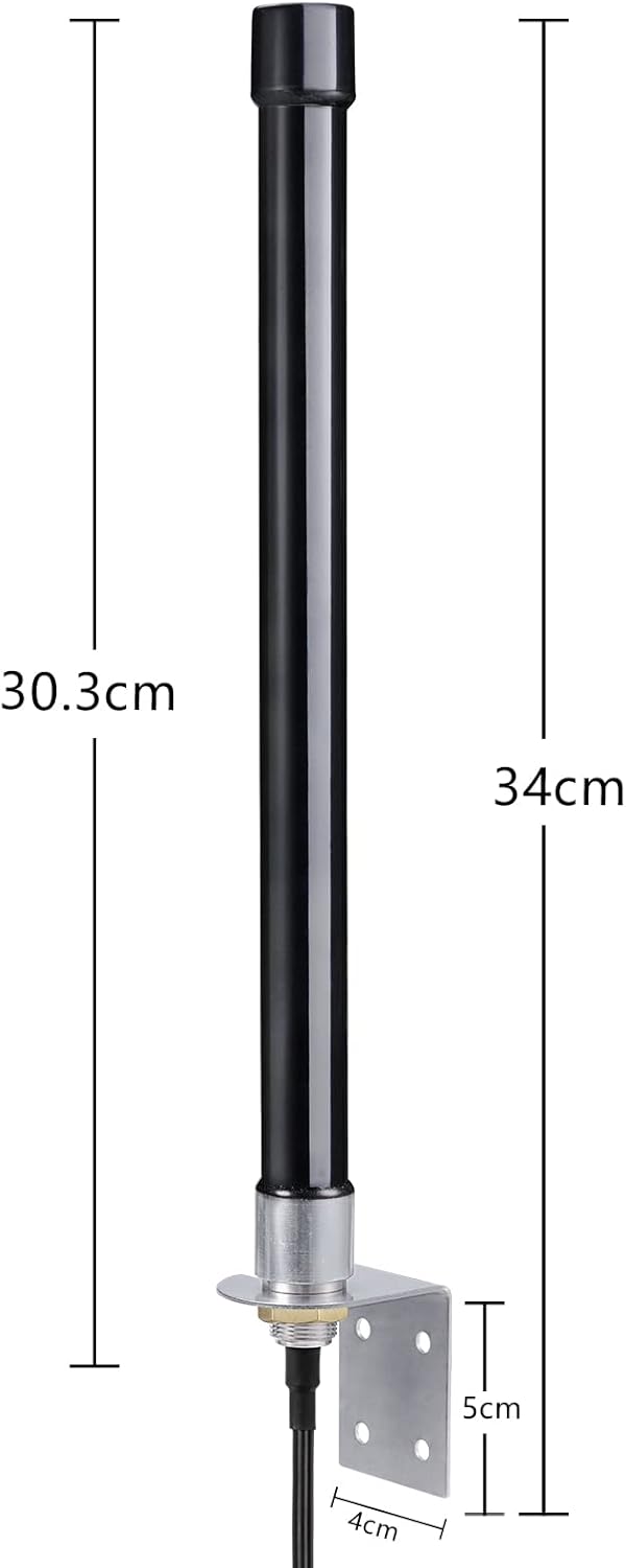 BINGFU 4g LTE Long Range Cellular Trail Camera Antenna Wall Mount - Compatible with Spypoint Link Micro Flex Covert