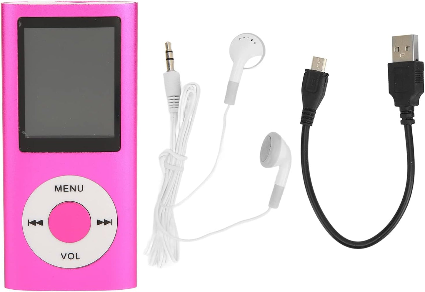 Diyeeni MP3 1.8in MP4 8H 64GB Player, Music Player with LCD Screen, Bluetooth Player, Built in Video Play/FM
