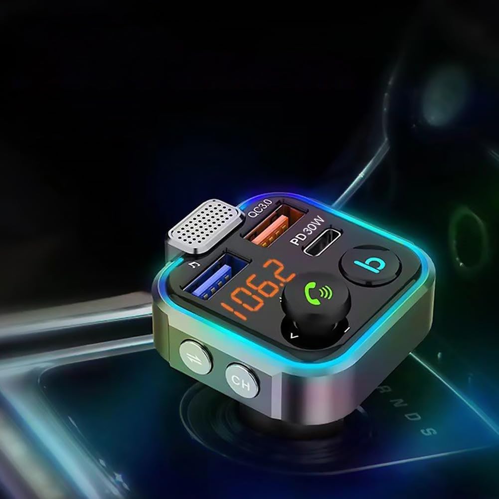 FASDRESS 5.0 MP3 3 MP3 30W QC3.0 Bluetooth-Compatible Audio Player Ports Charging Player Hands Free Calling Type-C PD