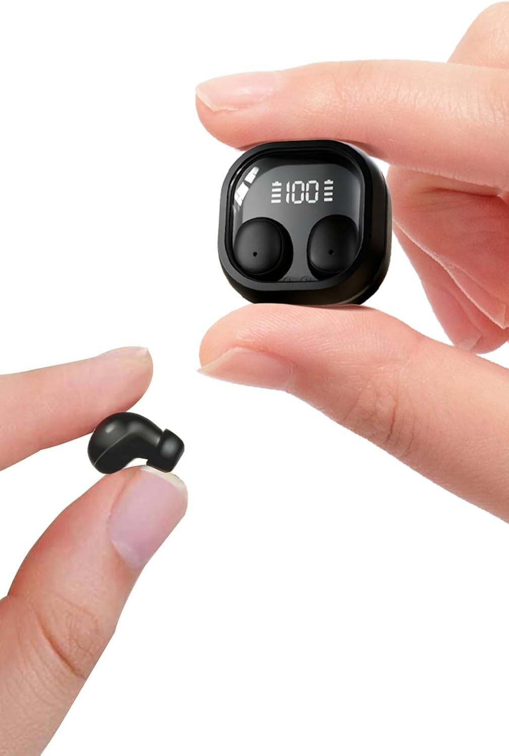 CuiSuto Invisible Mini Sleep Earbuds Wireless Bluetooth, Ultra-Light Comfort Fit Sleep Headphones for Side Sleepers