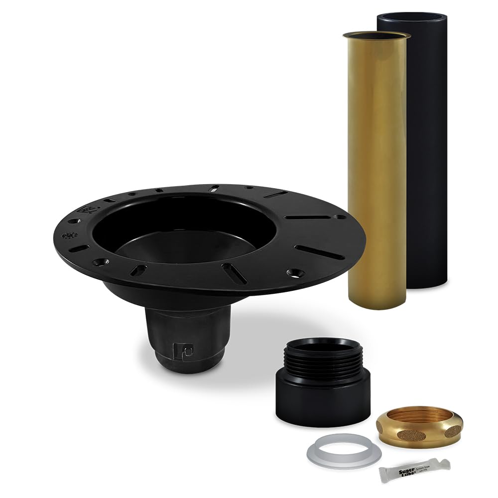 Freestanding Tub Drain Installation Kit (ABS), Bathtub Drain Rough-In Kit for Floor-Mounted Freestanding Bathtubs