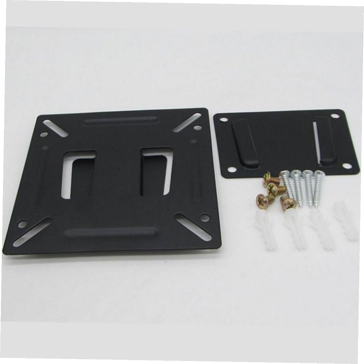 KICHOUSE 3pcs 14-24 Inch LCD Tv Wall Mount Bracket Metal Stand Holder Fixed Hanger Compatible with Flat Screen Displays