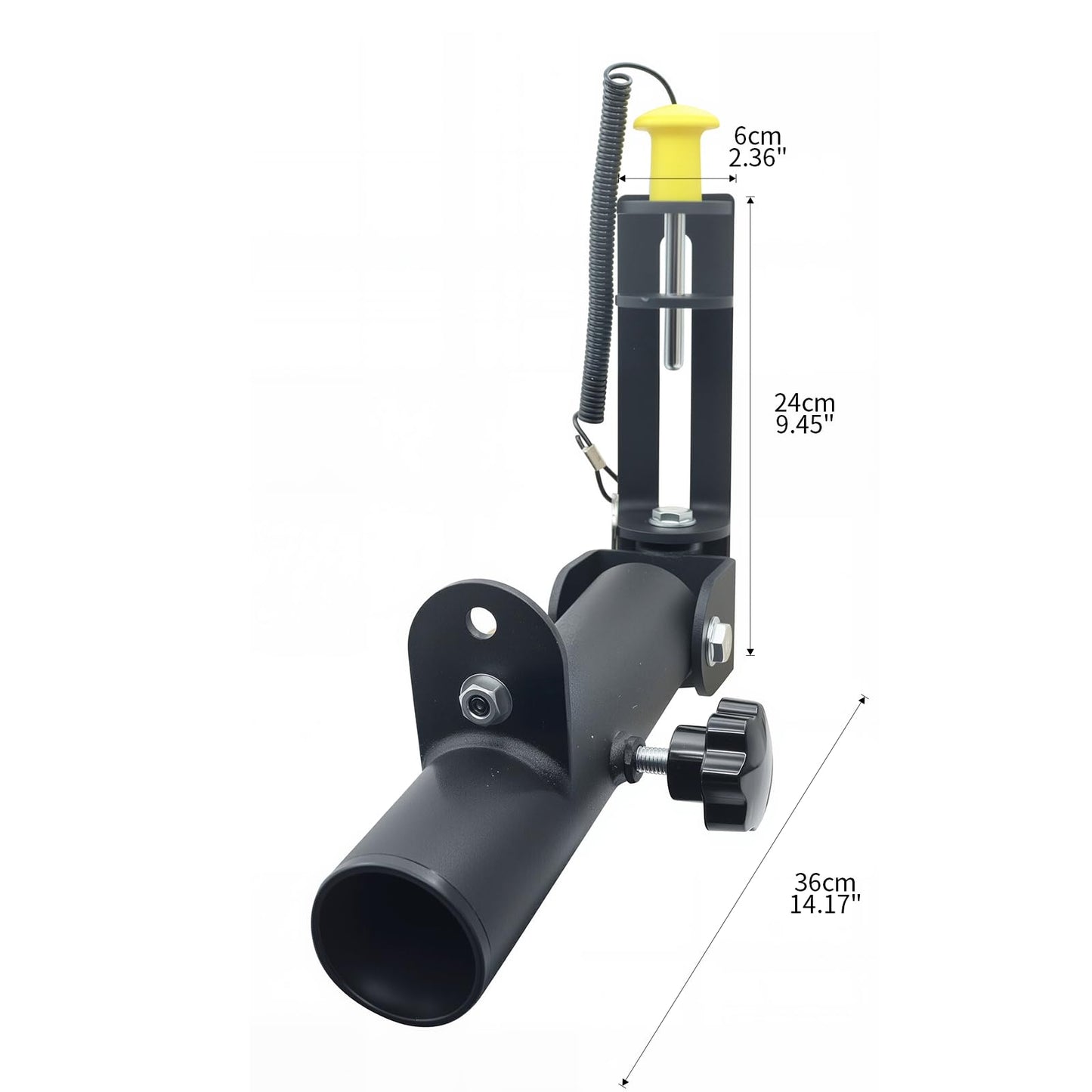 FNKTEK Landmine Attachment for Barbell 360° Swivel Storable T-Bar Row Landmine Base Fits 2” Olympic Bar,Gym Home Fitness,Squat,Deadlifts