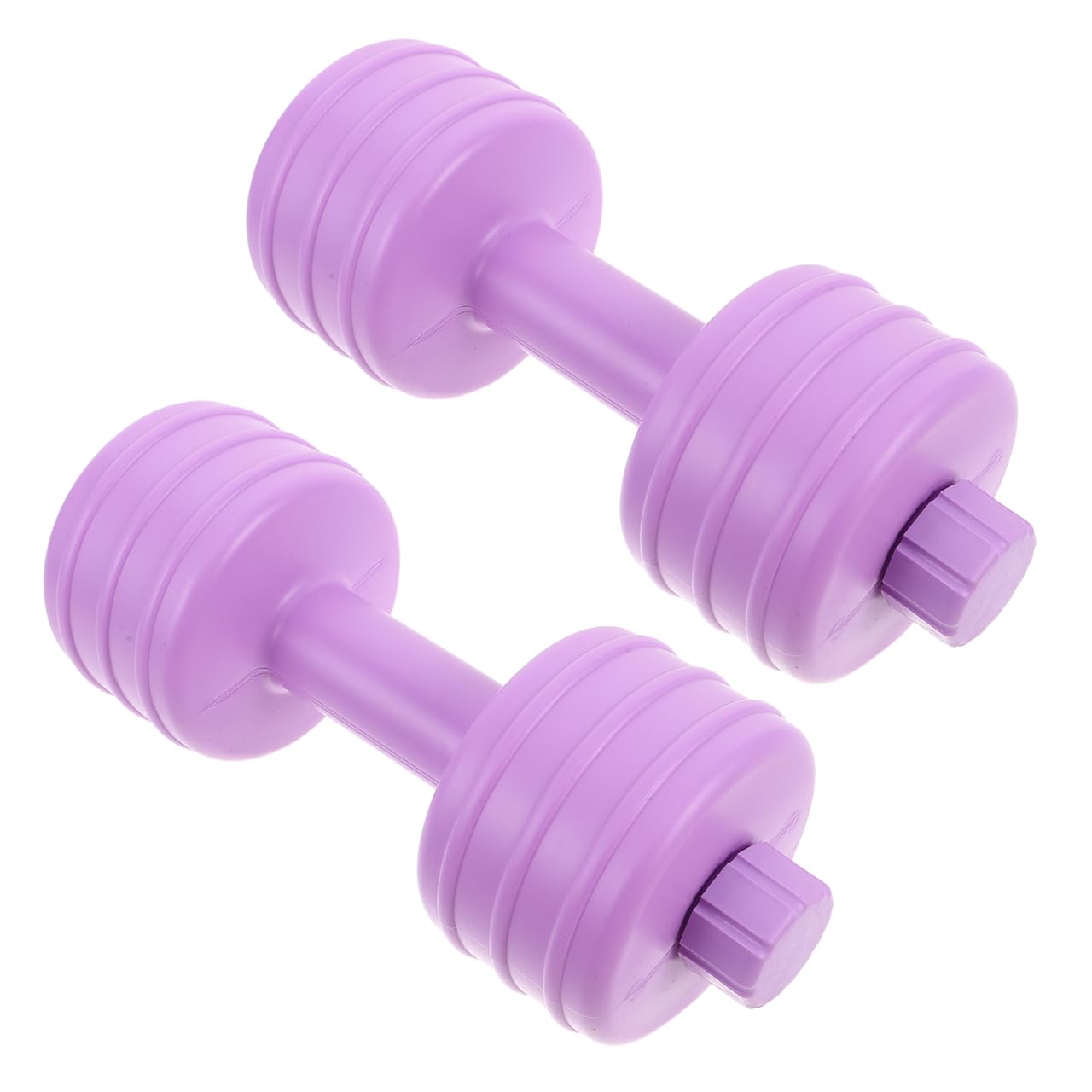 Abaodam Adjustable Dumbbell Shaped Water Bottles for Women 2 Pack Lightweight Fitness Equipment for Home Gym Office Body Shaping and Toning Arms Waist 9.84X3.54X3.54In