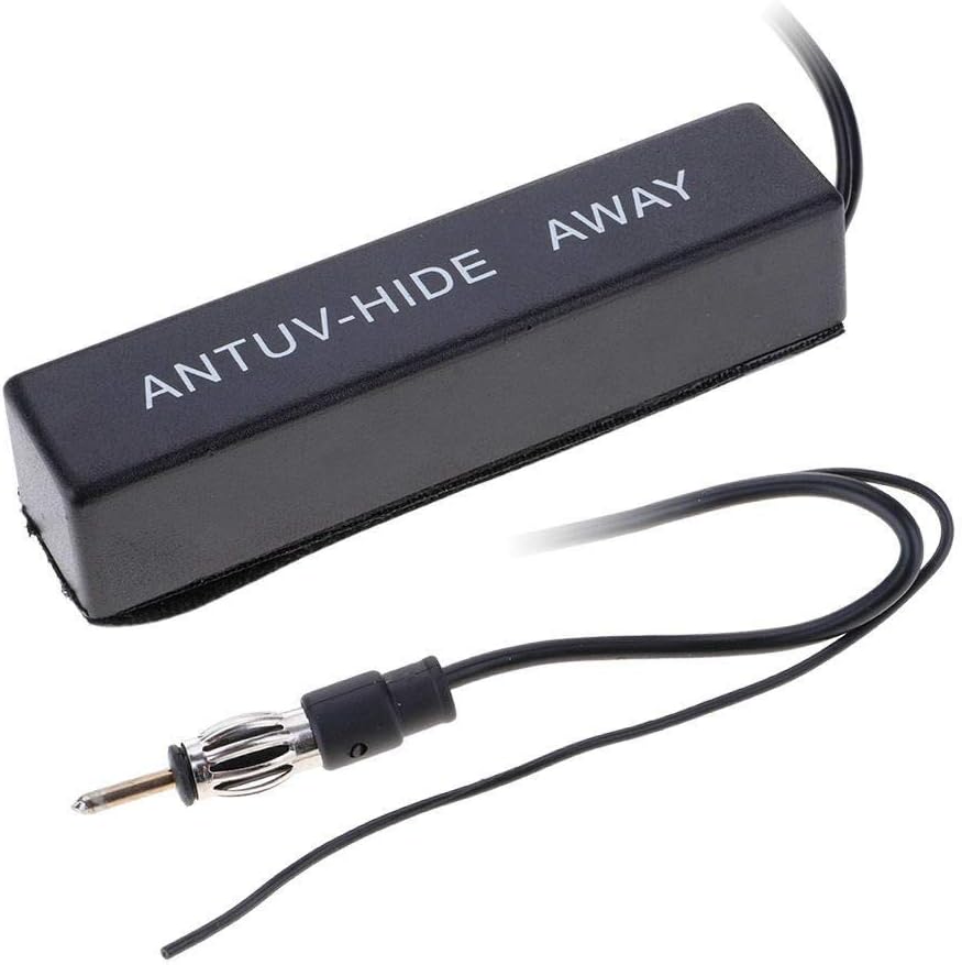 TN TrunkNets Inc 12V 77 Inch Universal Hidden Amplified AM/FM Car Antenna Kit Compatible with Cars, Motorcycles, Boats