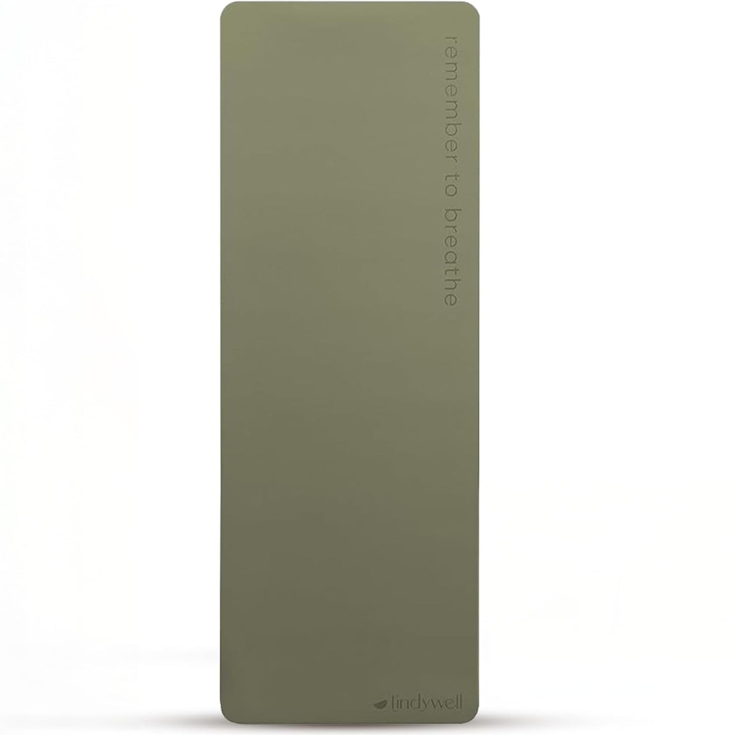 Lindywell Pilates Powerhouse Workout Mat – Non-Slip Yoga Mat Made from Premium TPE Foam – 6mm Thick Pilates Mats to Provide Spine Support & Comfortable Workout – 6ftx26in, Dark Olive