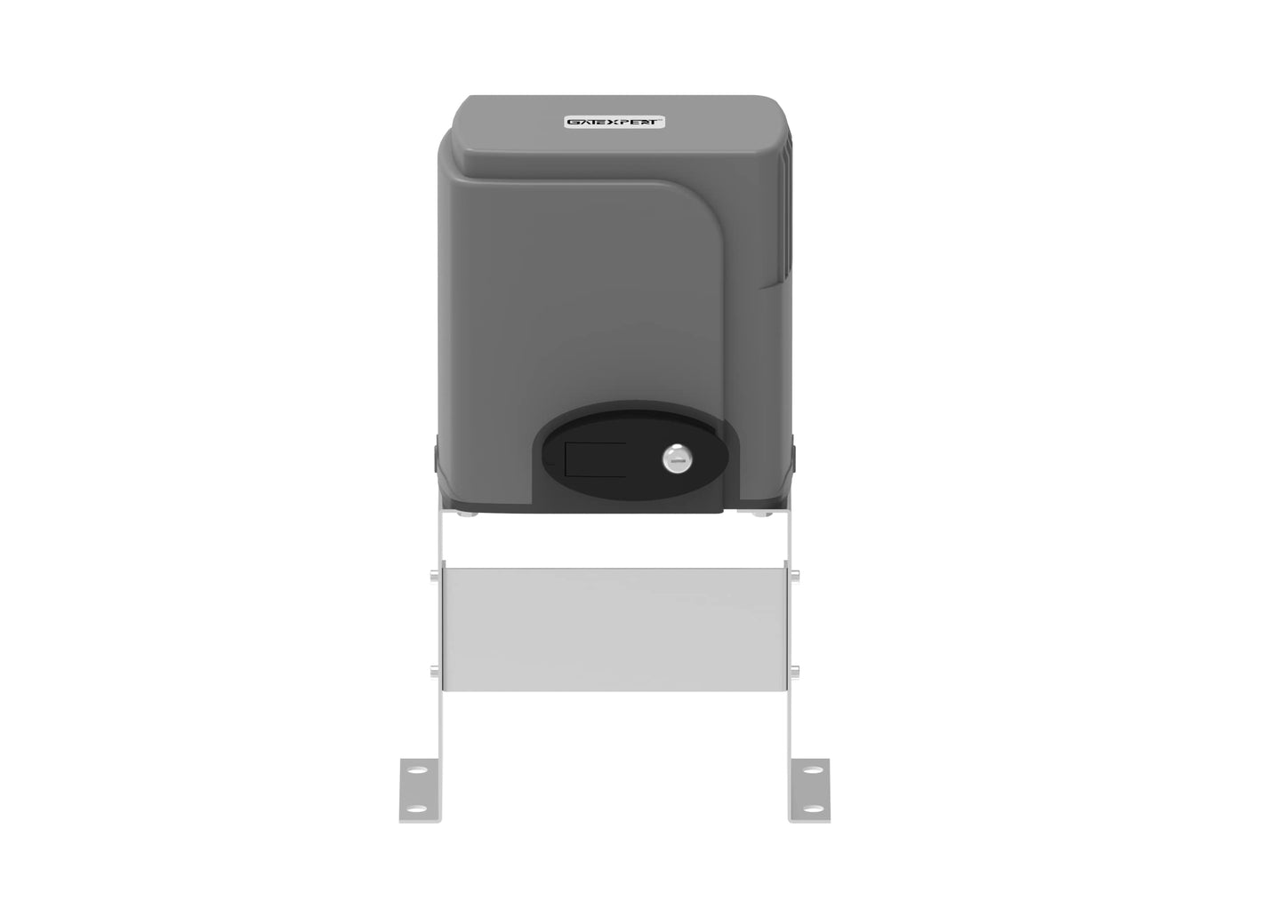 GATEXPERT Sliding Automatic Gate Operator Kit with 2 Remote Controls Slide Gates up to 1200 pounds and 40ft Long Chain Driven Gate Motor (SGO06-GREY)